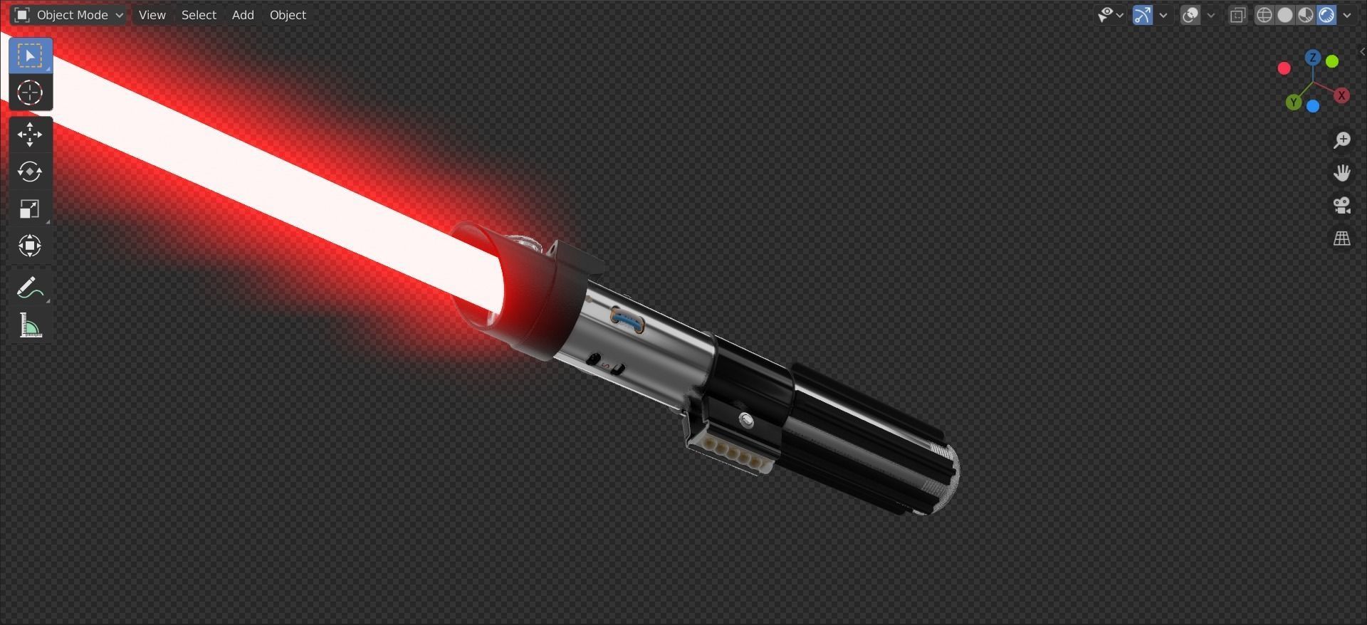 LIGHTSABER - DarthVader 3D model_10