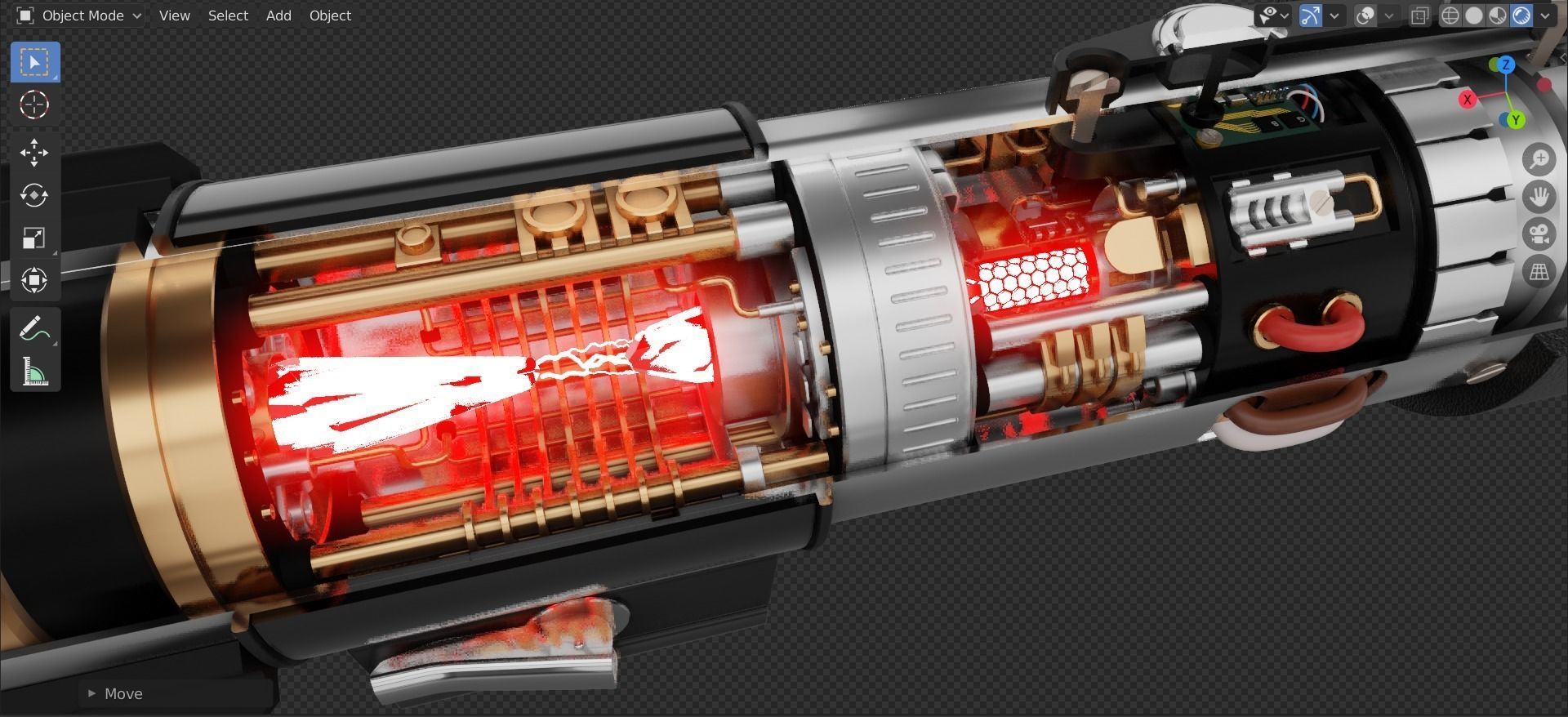 LIGHTSABER - DarthVader 3D model_13