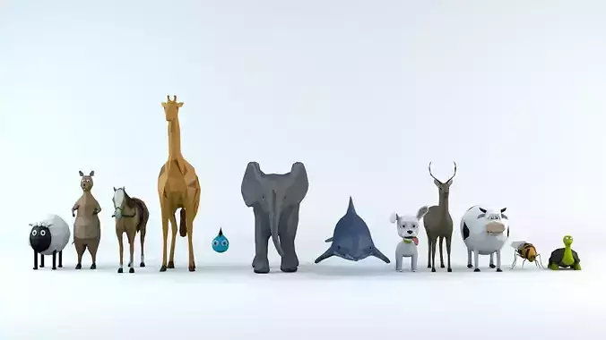 Lowpoly Animals Pack