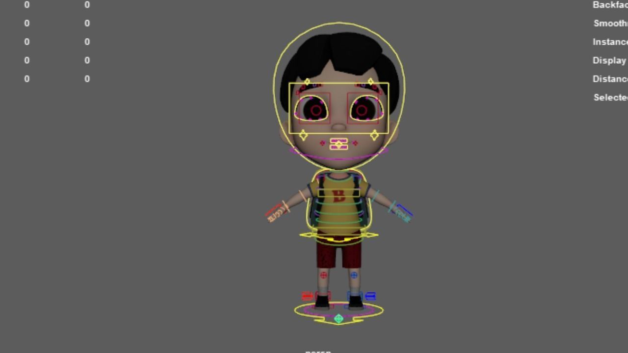 SCHOOL KID 3D model_2
