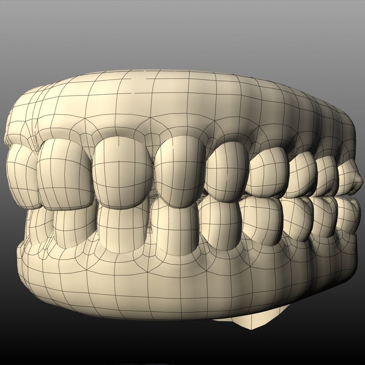 Alexa Female Base Mesh Free low-poly 3D model_17