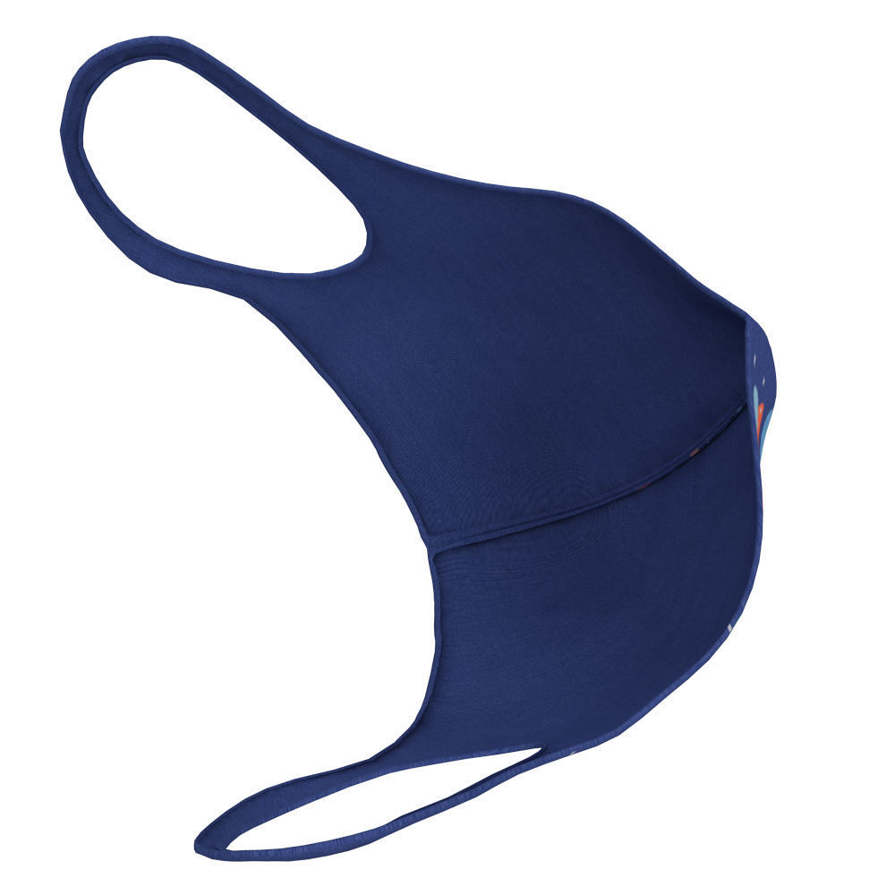 Medical mask for kids Low-poly 3D model_5