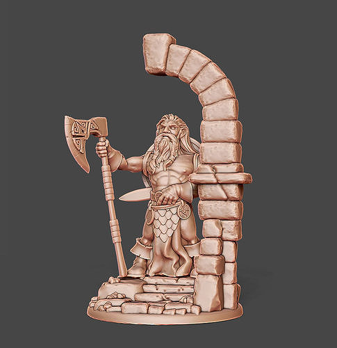 Dwarf - Drognir 30mm 3D print model