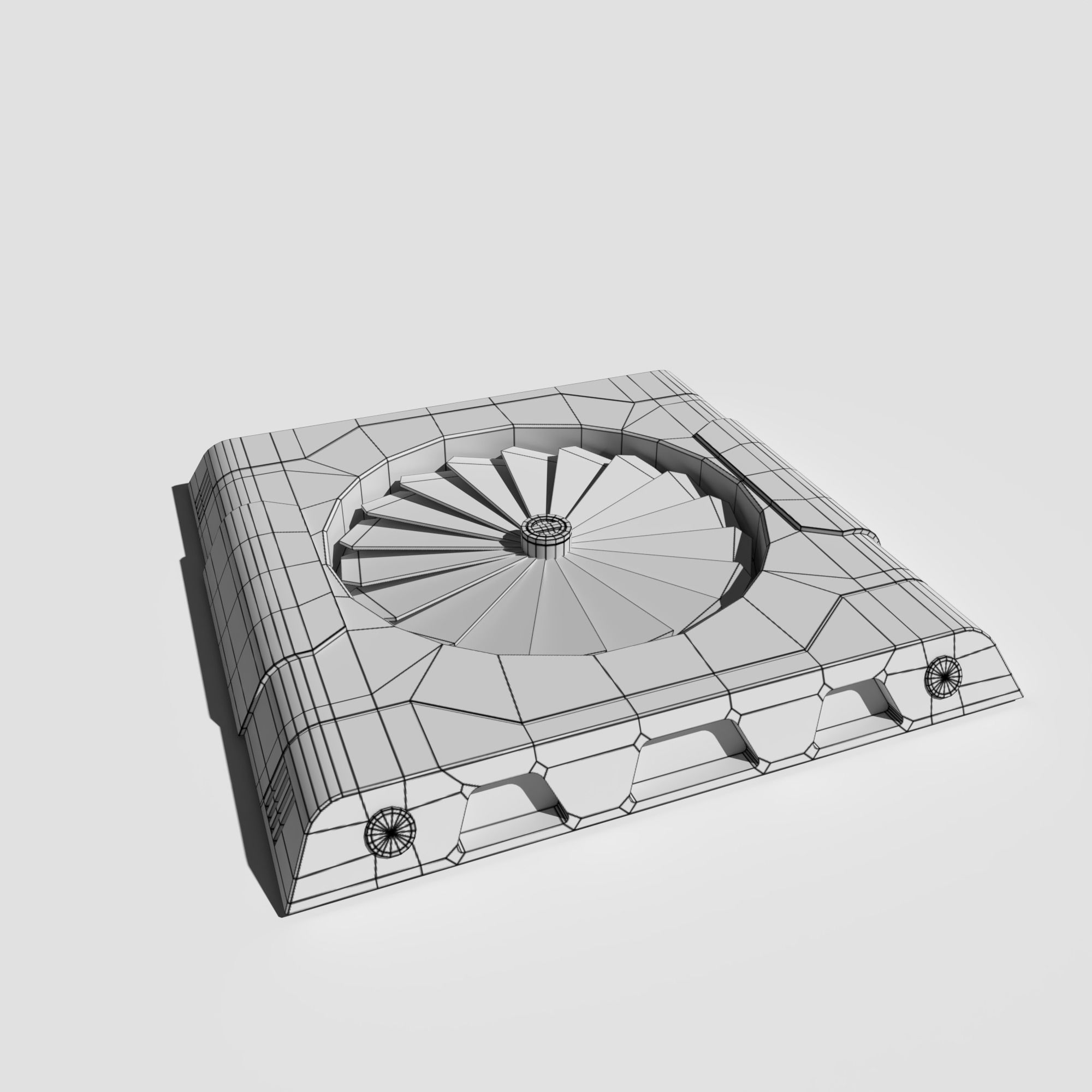 Sci Fi Vents 3D model_7