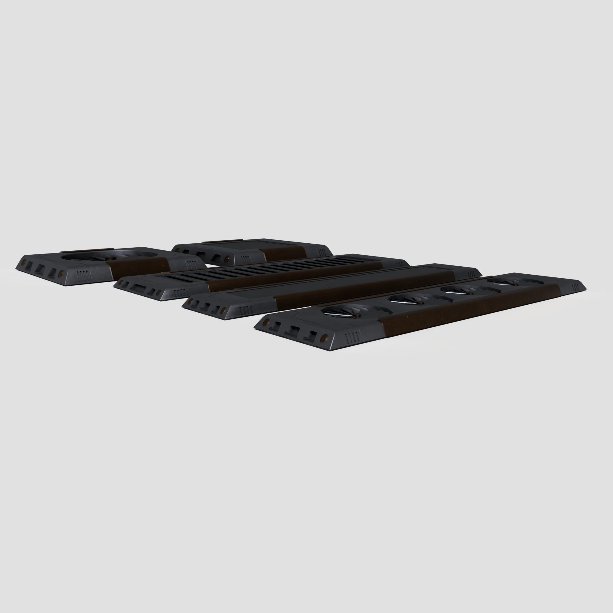 Sci Fi Vents 3D model_5