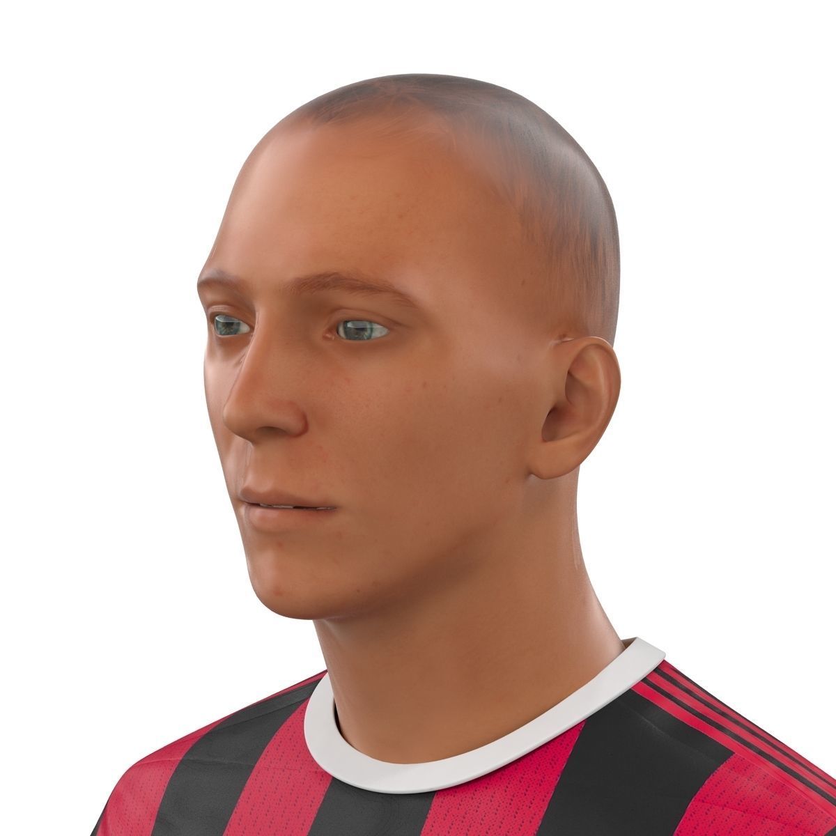 Soccer Player Milan 3D model_14