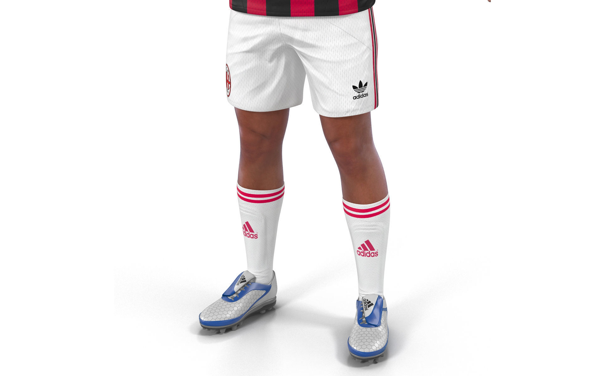 Soccer Player Milan 3D model_21