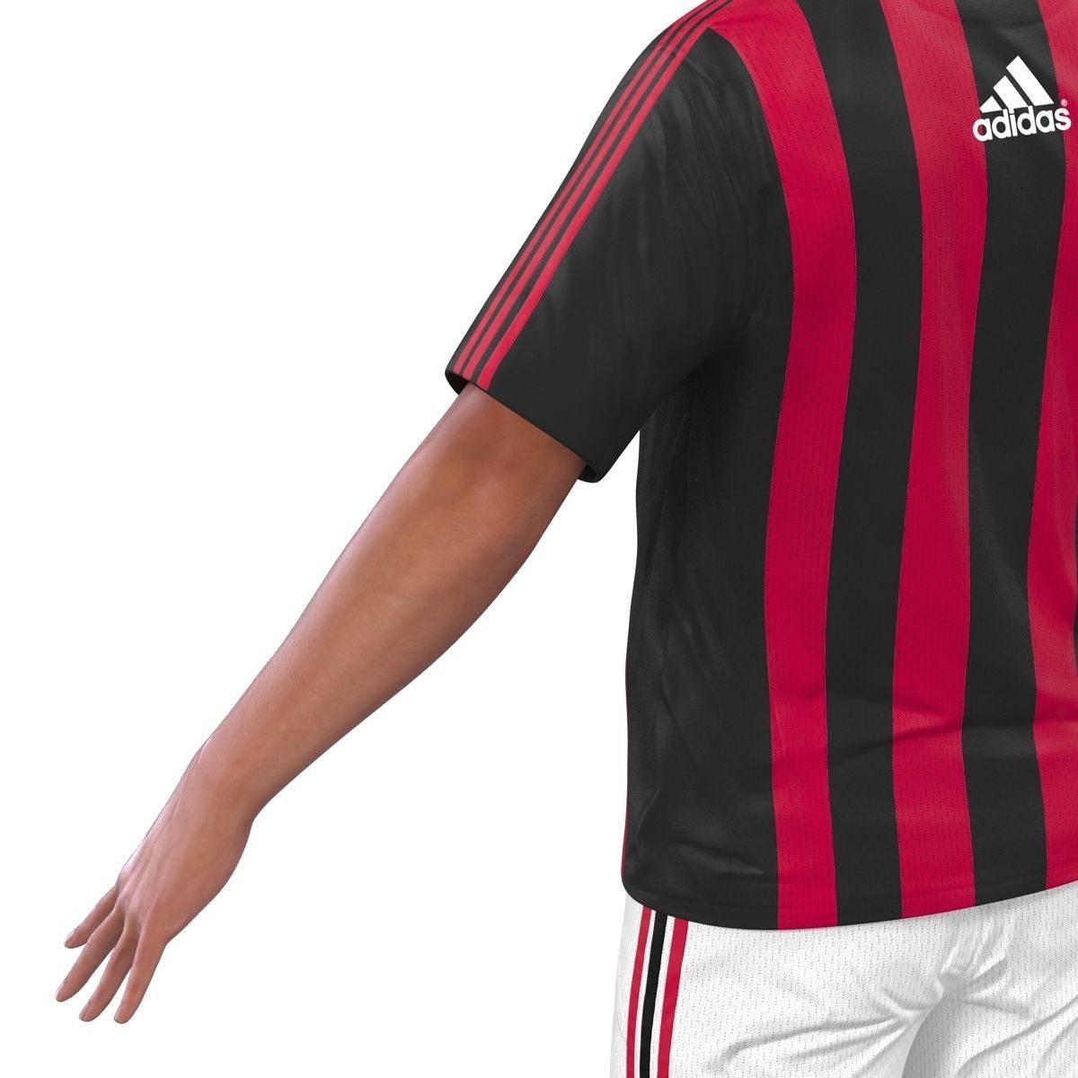 Soccer Player Milan 3D model_19