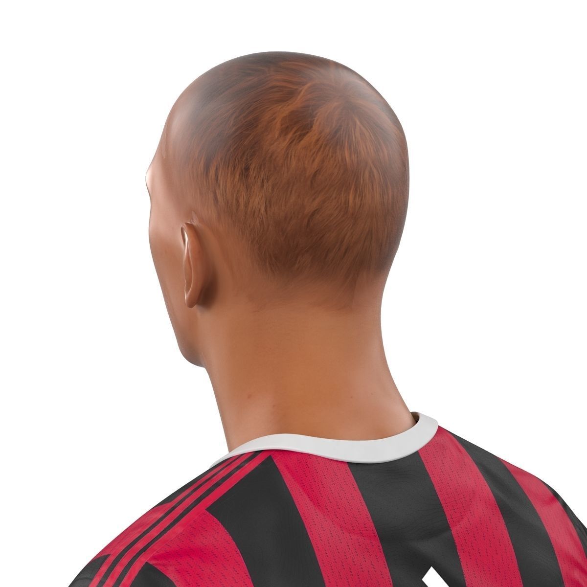 Soccer Player Milan 3D model_15