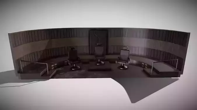 Empty Command Bridge Scene