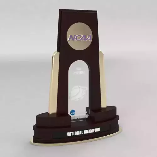 NCAA National Basketball Championship Trophy 3D model