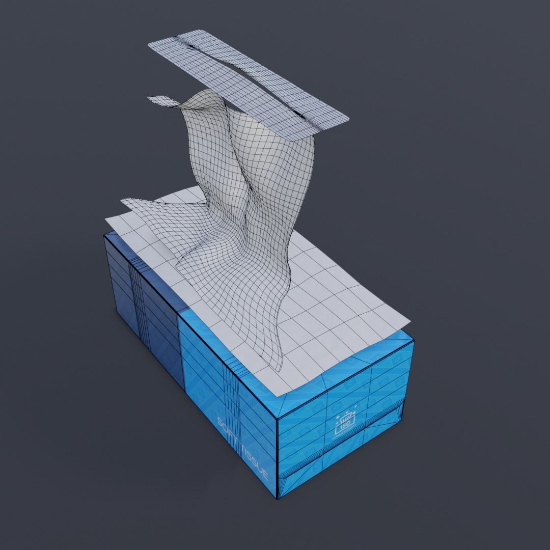 Tissue Box 3D model_9