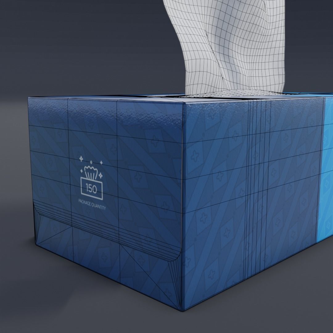 Tissue Box 3D model_12
