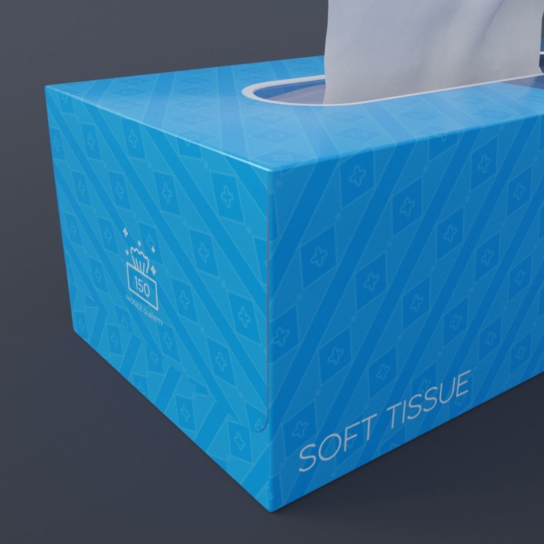 Tissue Box 3D model_3