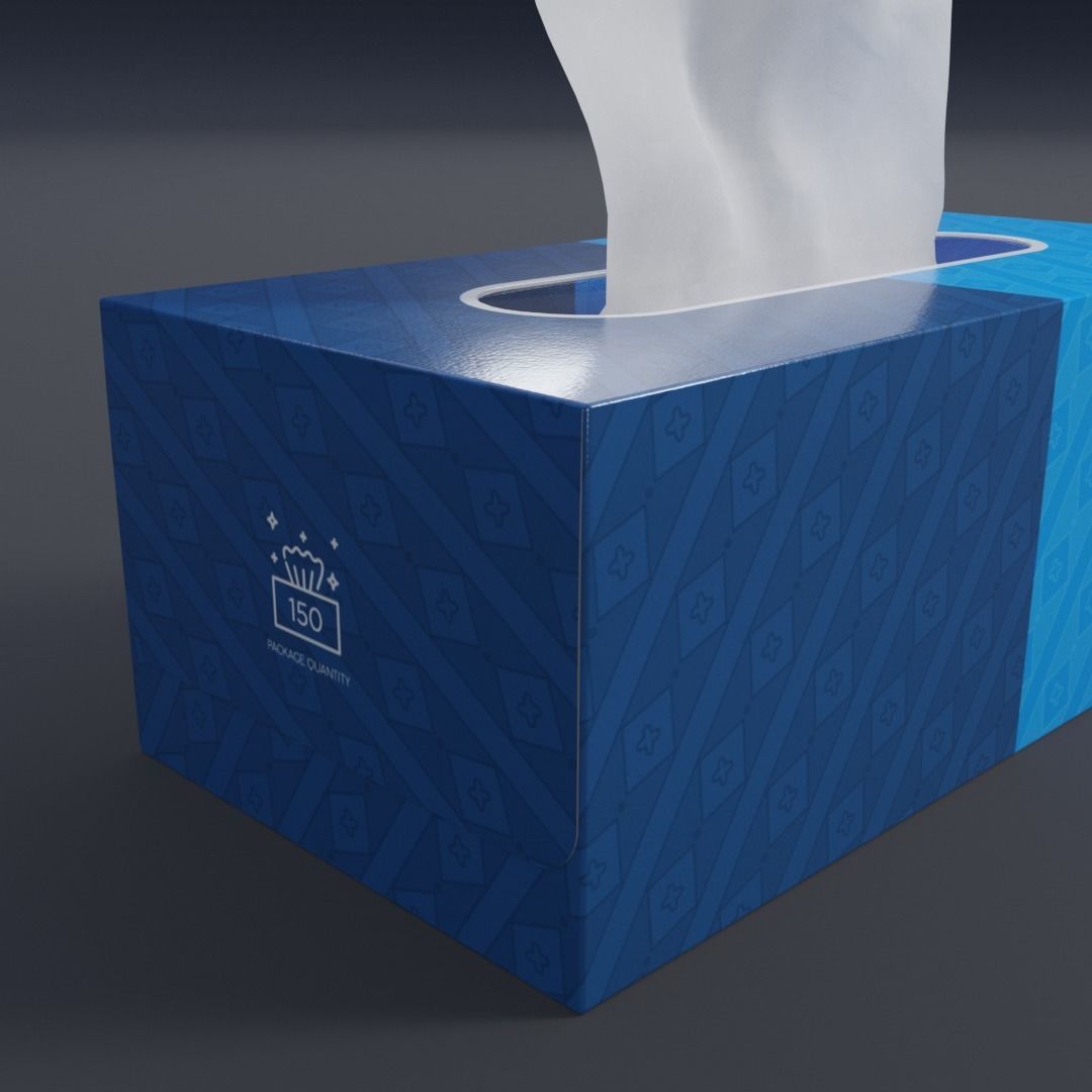 Tissue Box 3D model_7