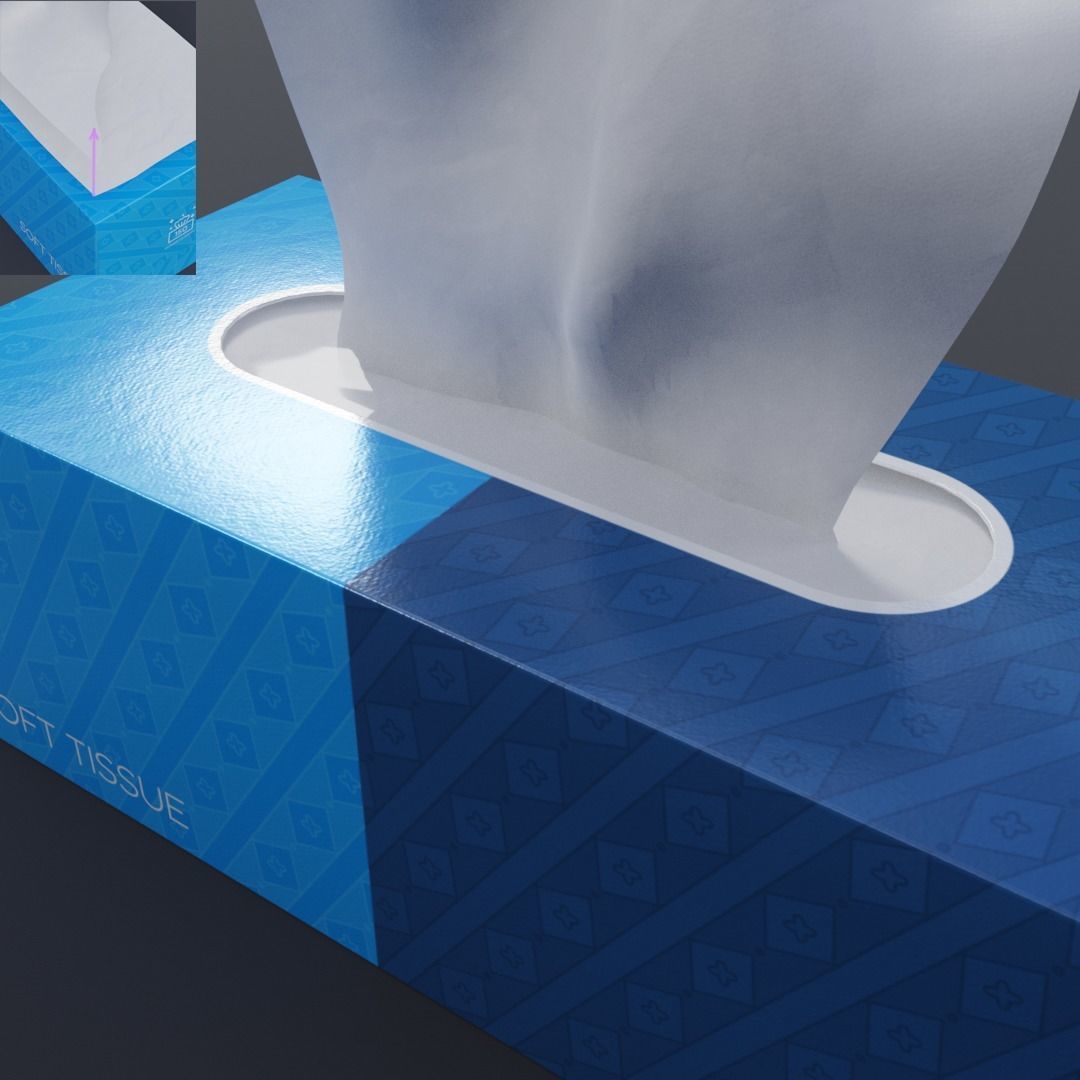 Tissue Box 3D model_13