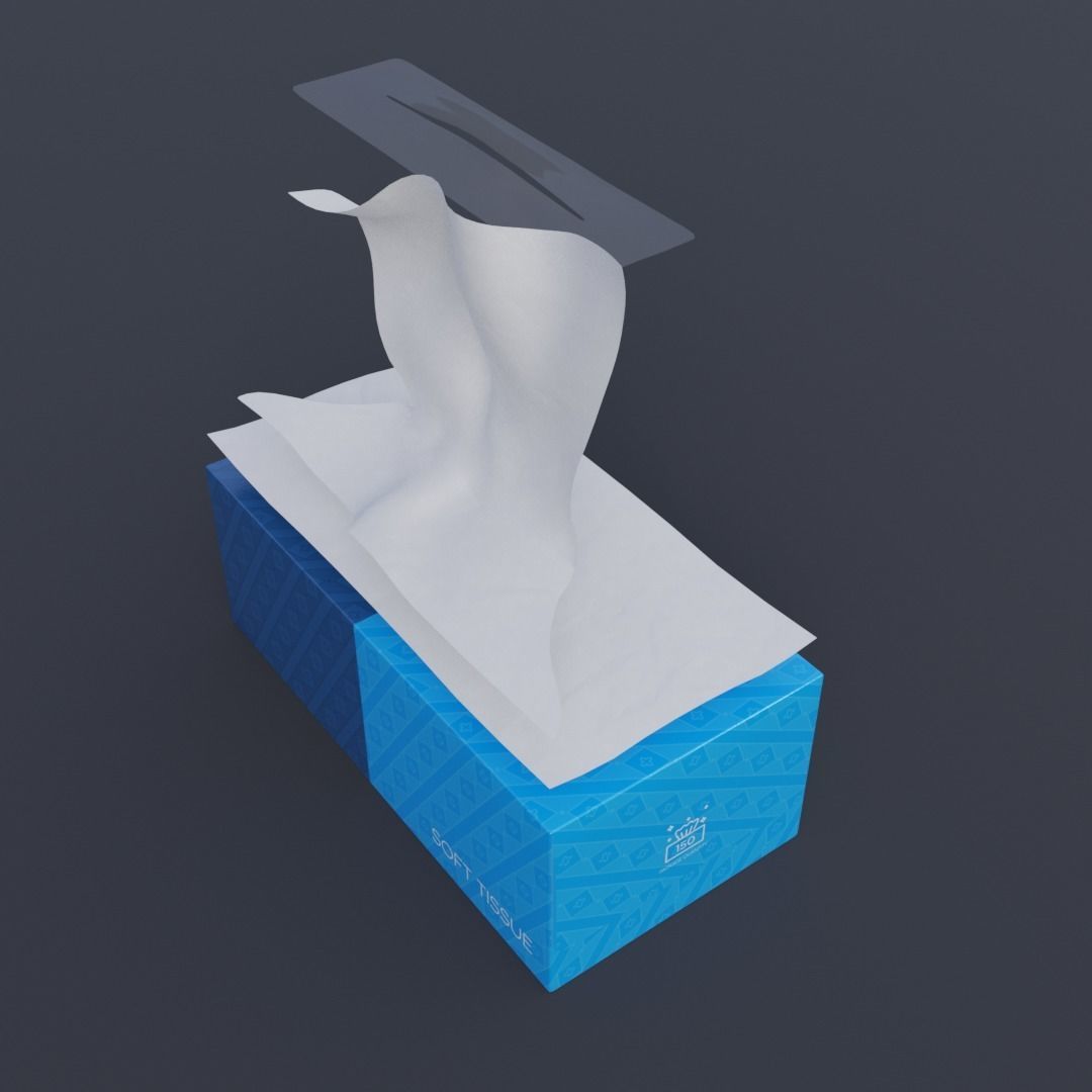 Tissue Box 3D model_8