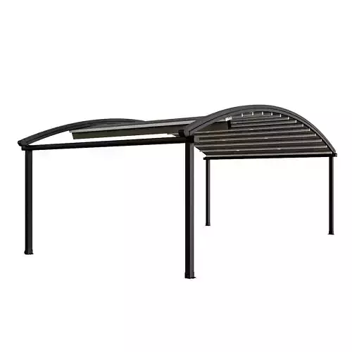 Motorized Pergola 4 wrought iron