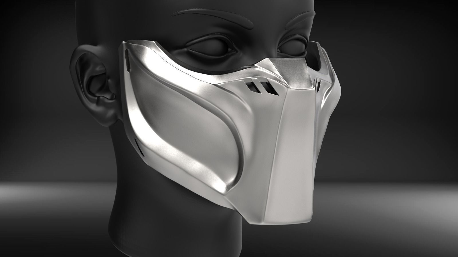 Predator Mask Fan Art 3D print model_2