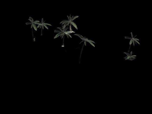 Beach Bar Game Ready PACK Low-poly 3D model_1