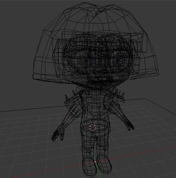 Apocalypse Dora Low-poly 3D model_6