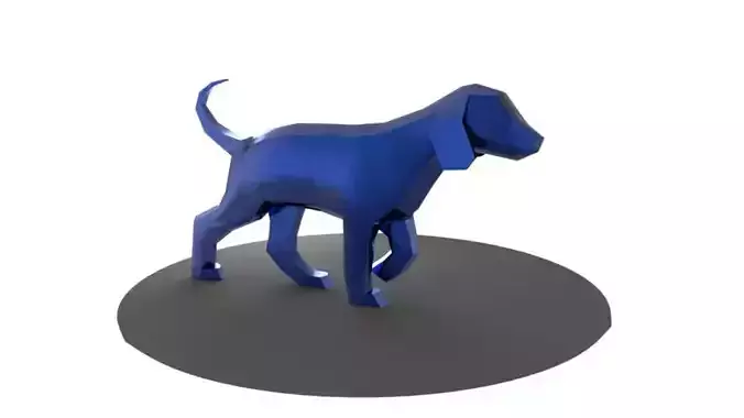 Dog-Low Polygon