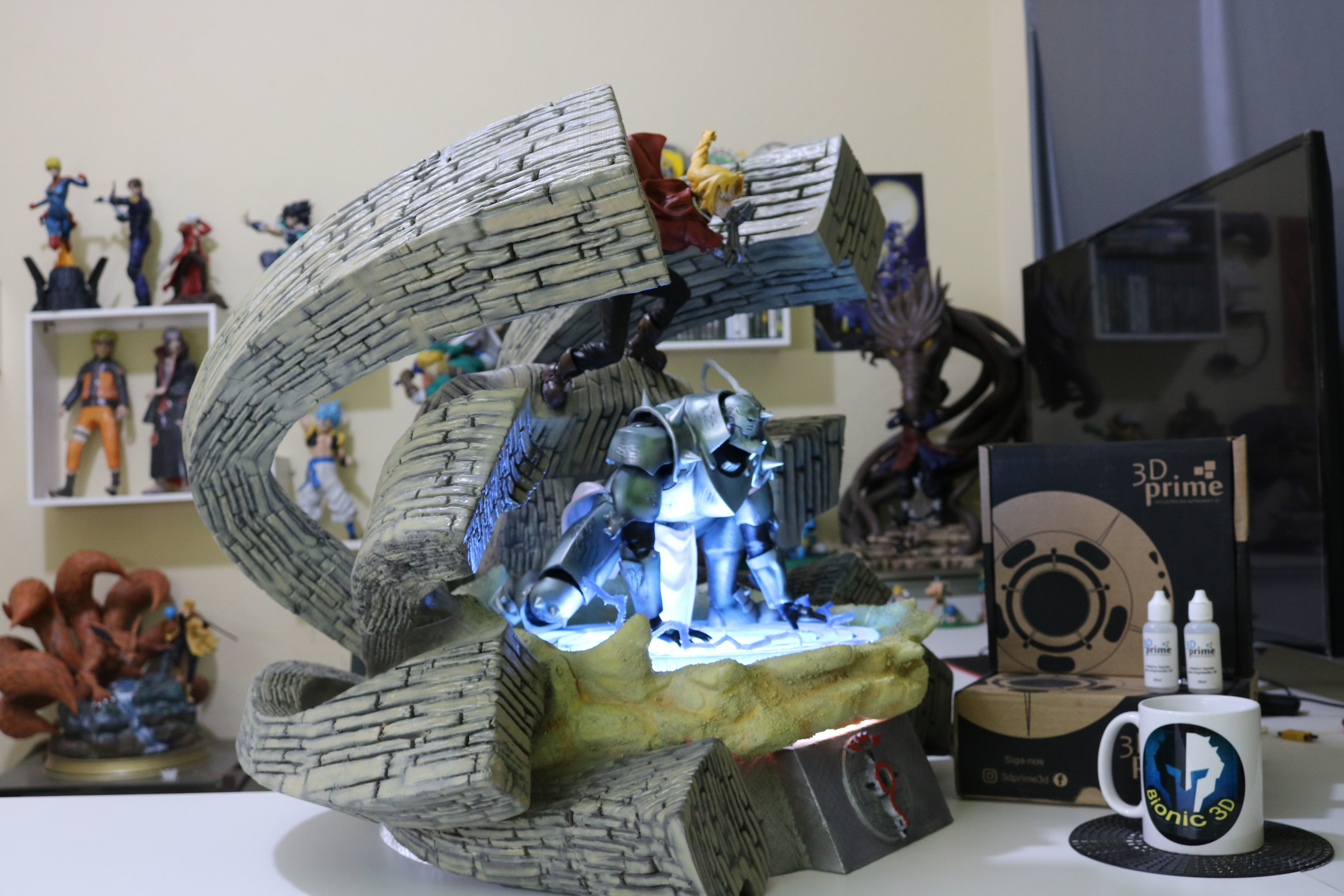 Fullmetal Alchemist - Edward e Alphonse Elrik 3D print model_3