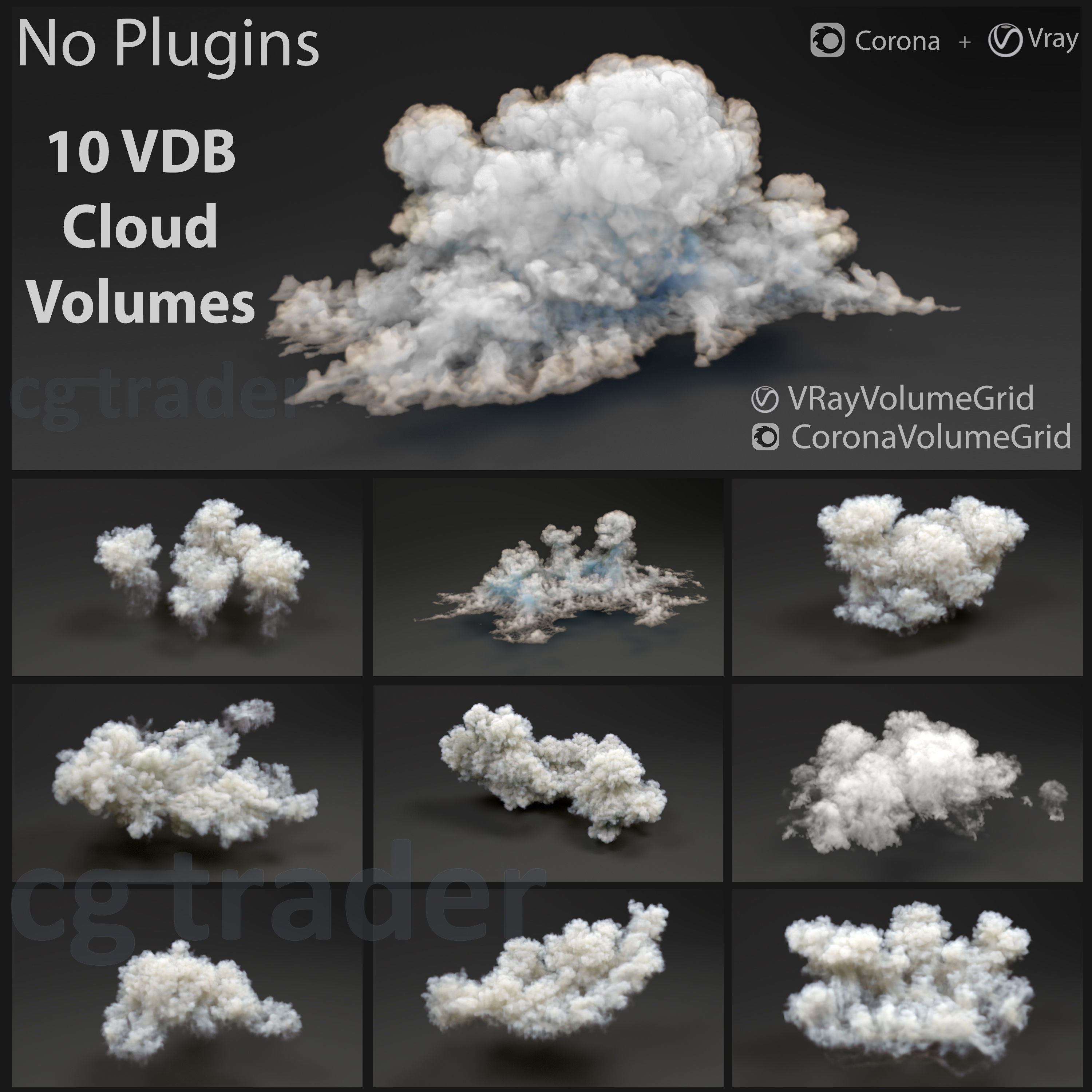clouds - 3D Volumetric cloud 3D model_11