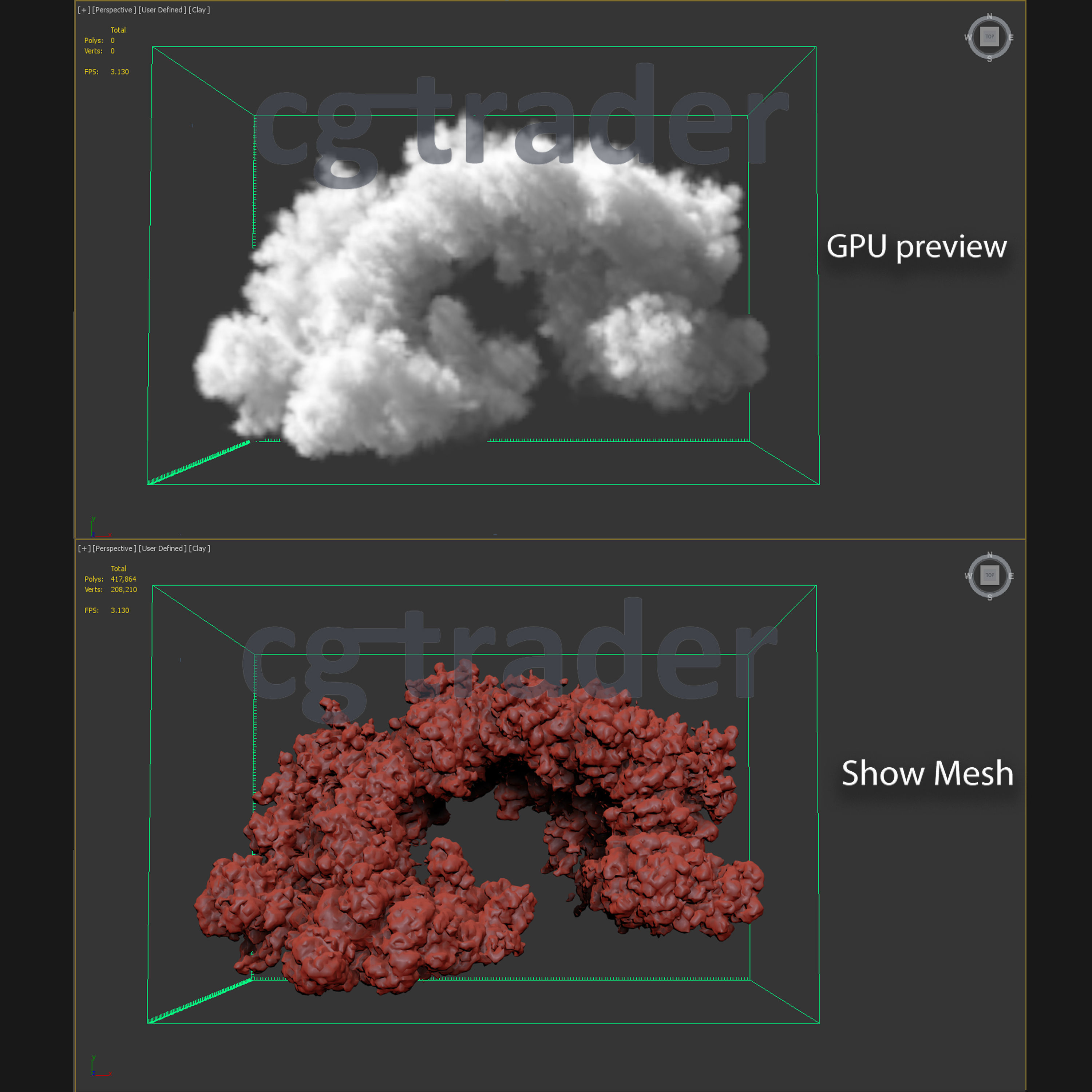 clouds - 3D Volumetric cloud 3D model_4