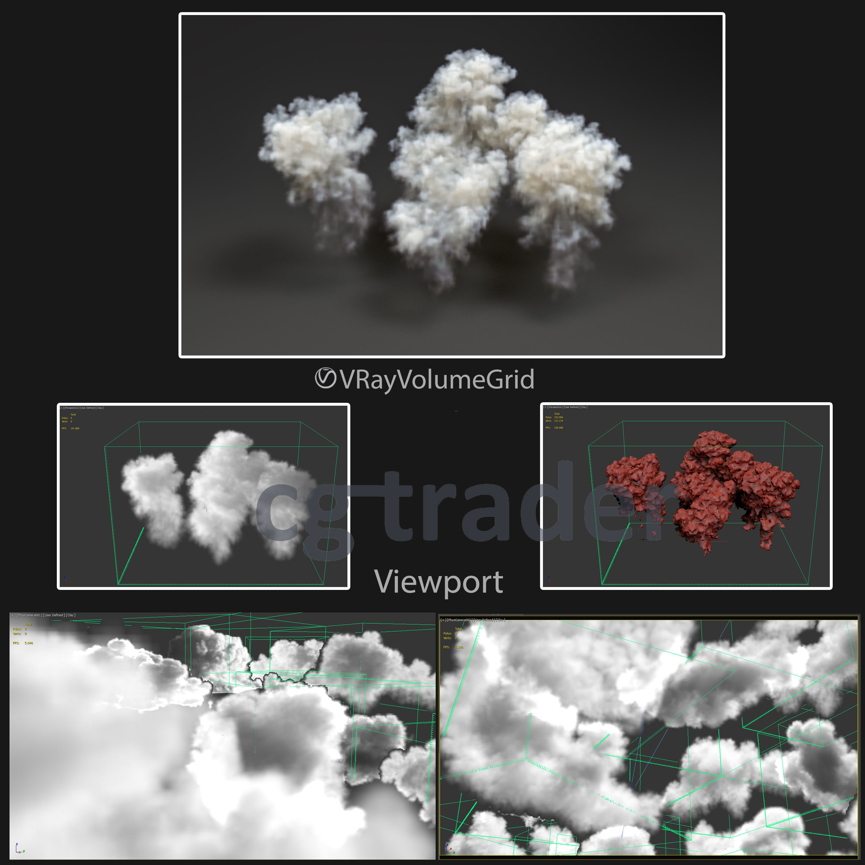 clouds - 3D Volumetric cloud 3D model_2