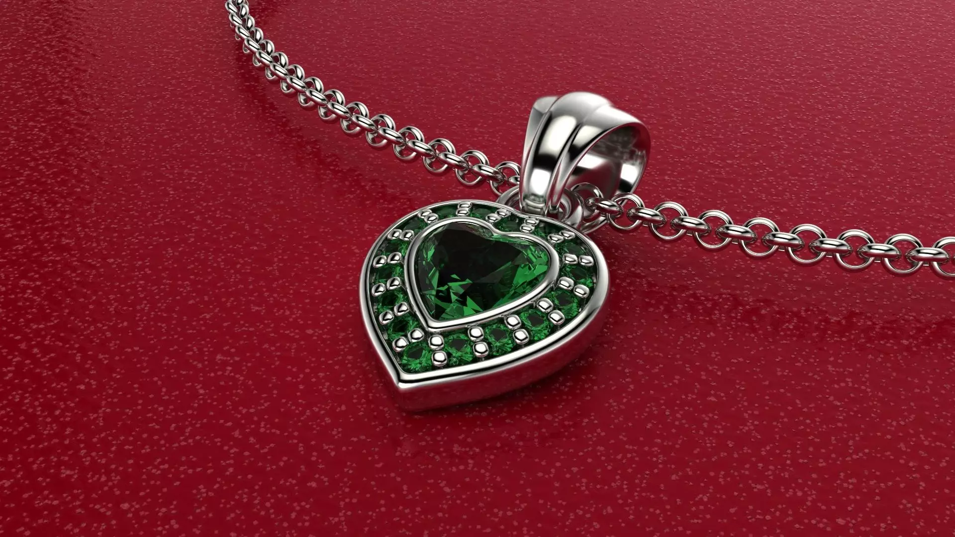 Lovelly Heart Pendant 3D print model