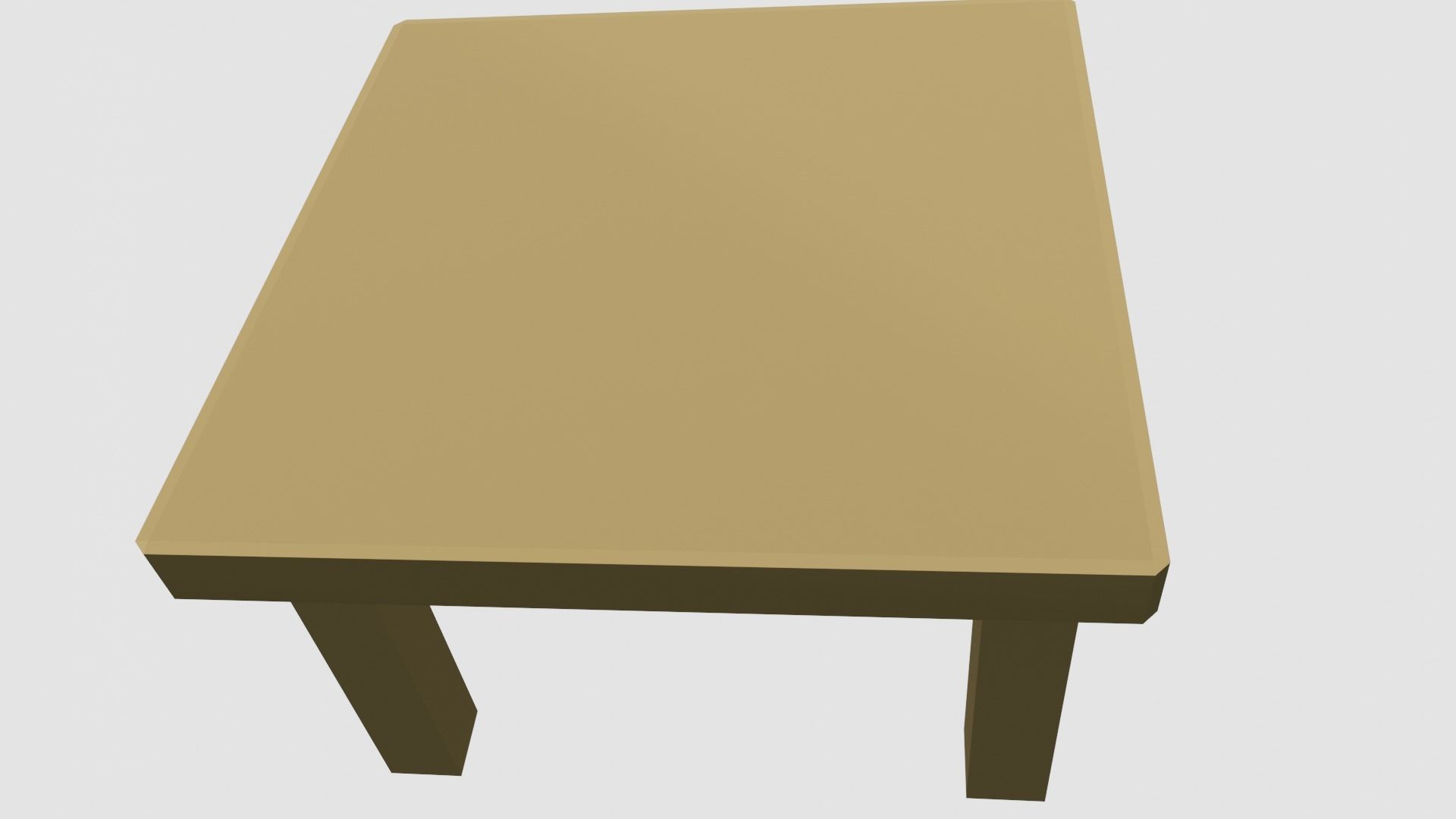 Minimalist textured table fbx obj stl Free low-poly 3D model_4