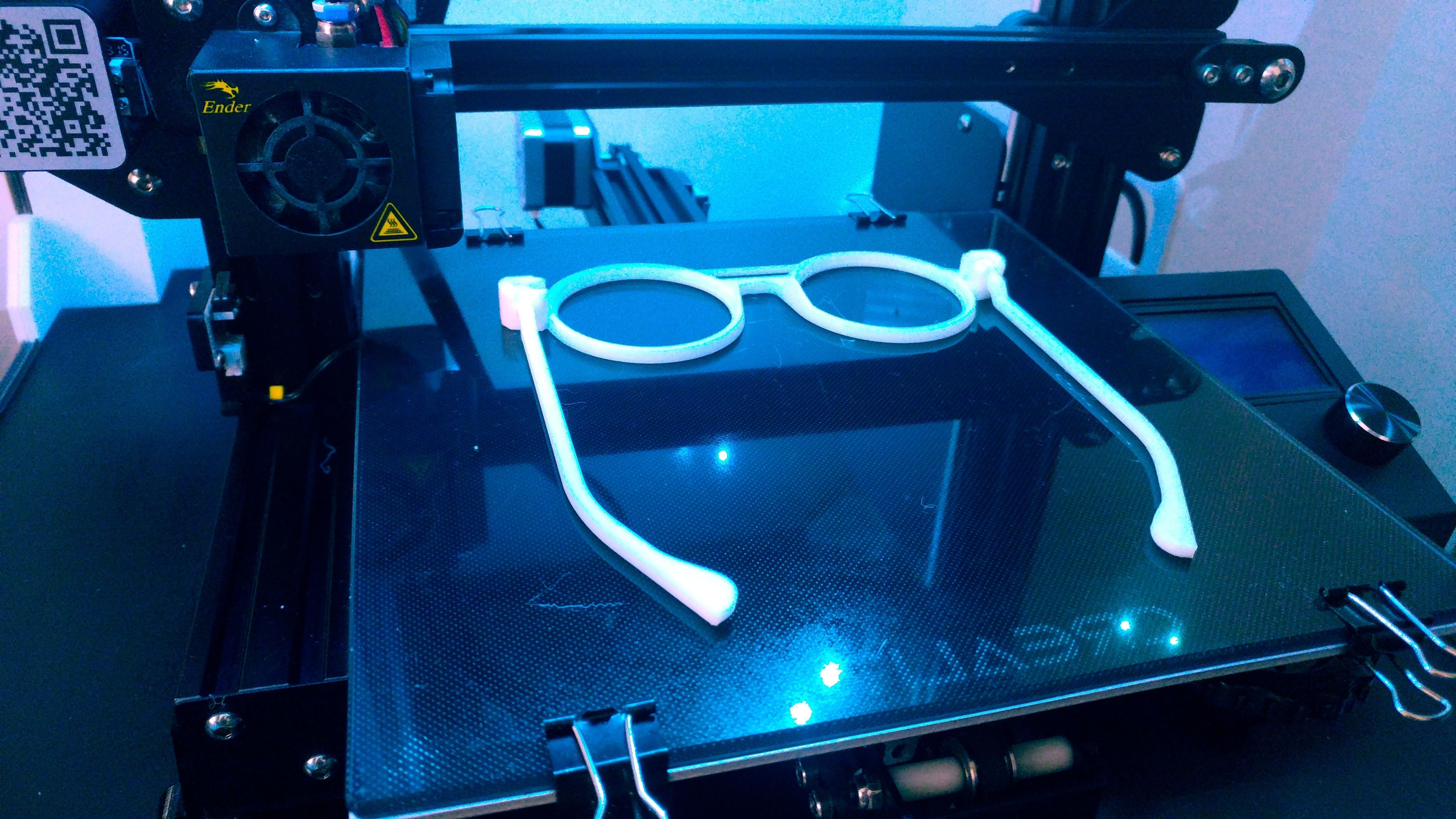 Vintage glasses - 3D printable  3D print model_2