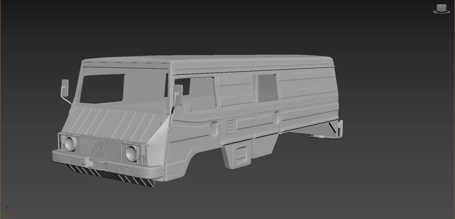 Pinzgauer 712K 6X6 Body For Print 3D print model_0