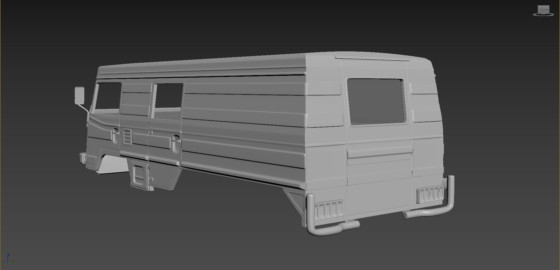 Pinzgauer 712K 6X6 Body For Print 3D print model_2