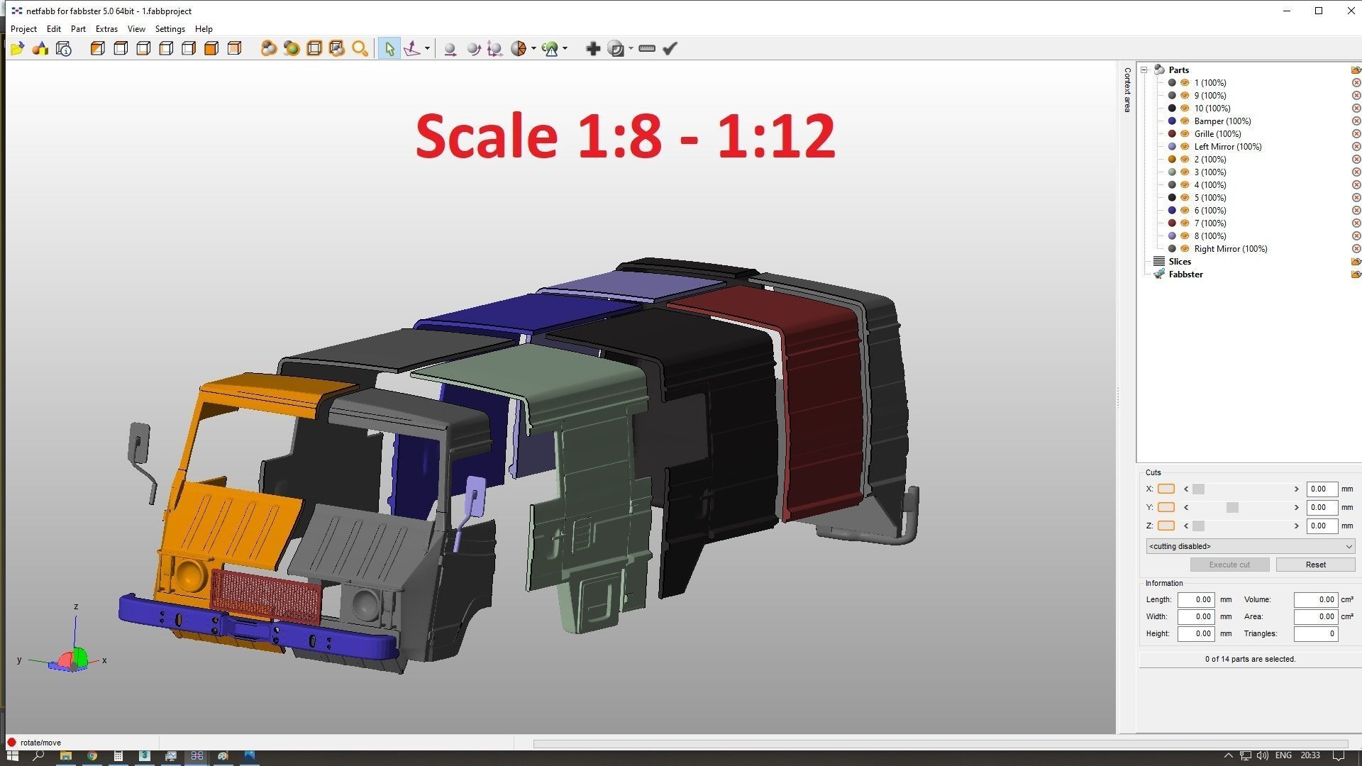 Pinzgauer 712K 6X6 Body For Print 3D print model_5