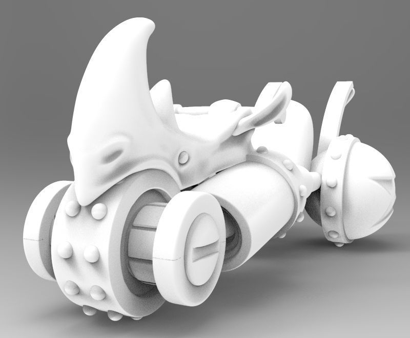 Franky Black Rhino Fr-u 4 3D print model_1