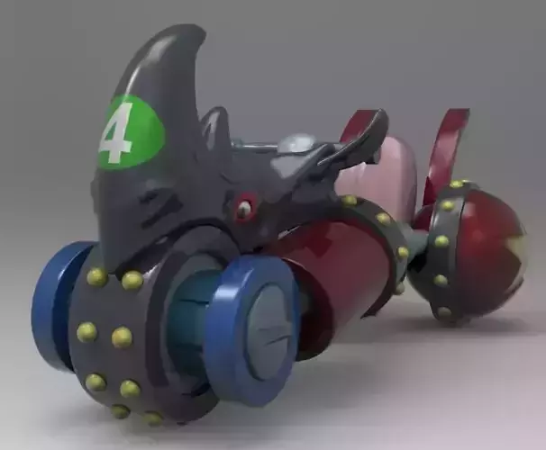 Franky Black Rhino Fr-u 4 3D print model