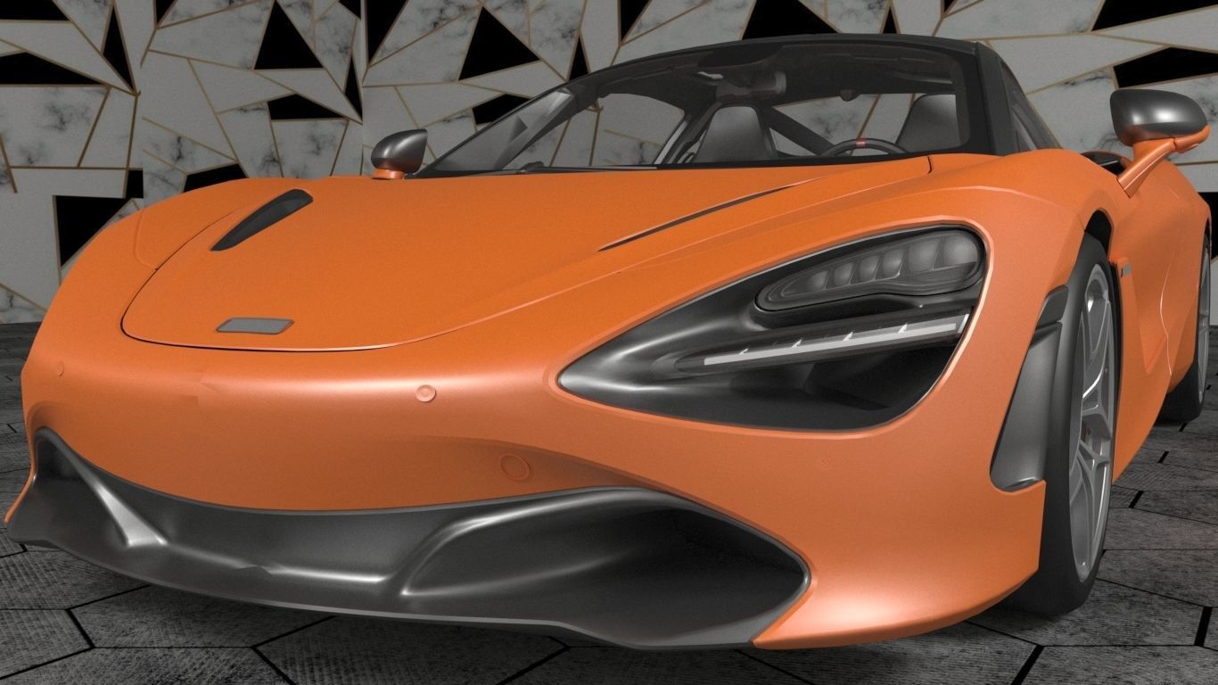 Mclaren 720s 3D model_3