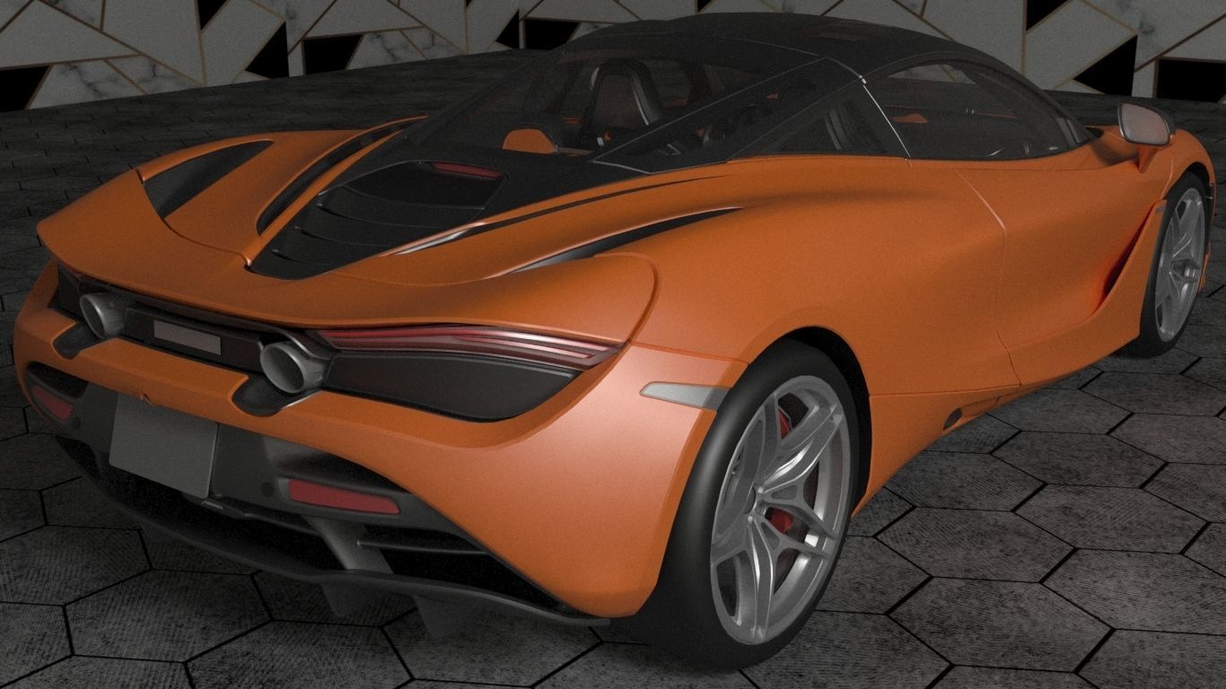 Mclaren 720s 3D model_1