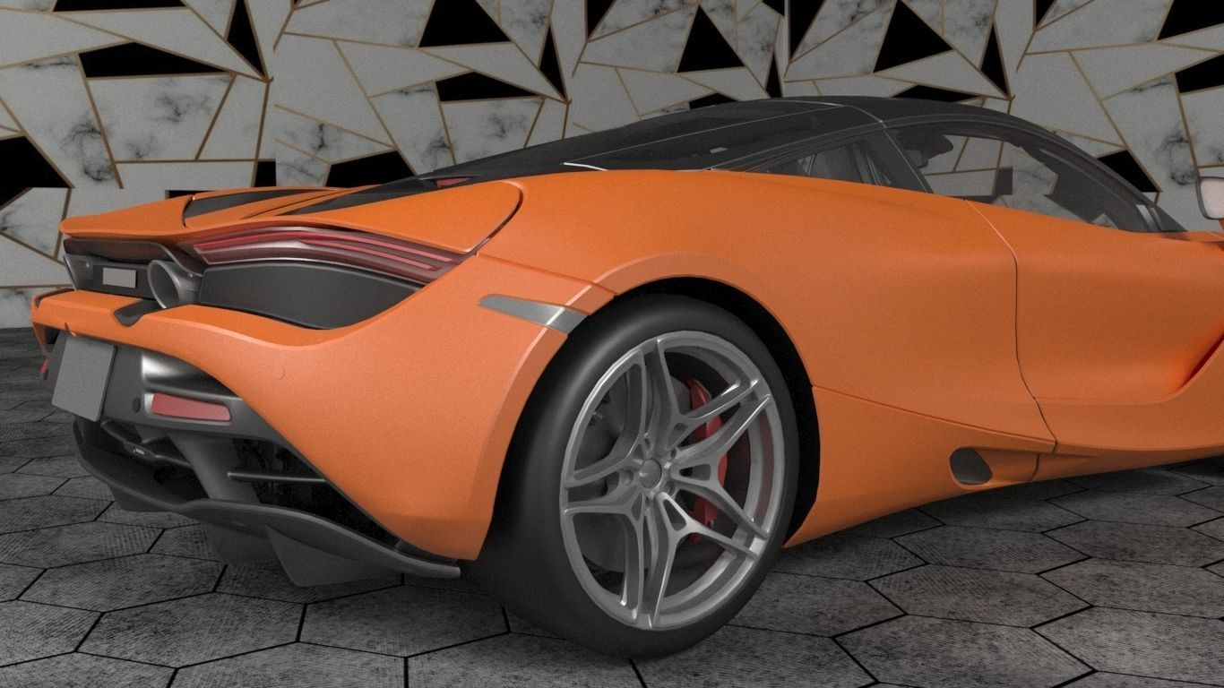 Mclaren 720s 3D model_2