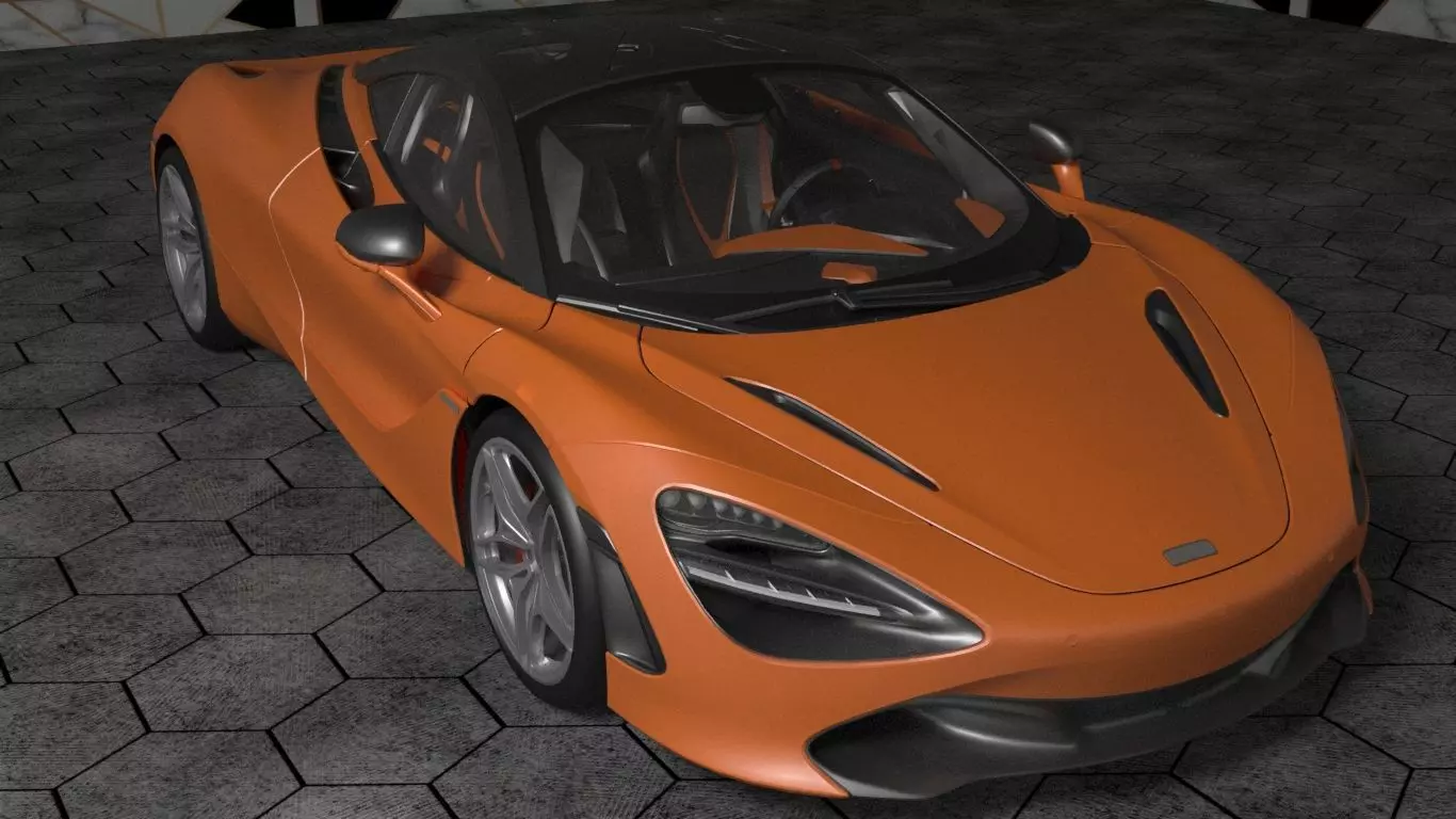 Mclaren 720s 3D model_0
