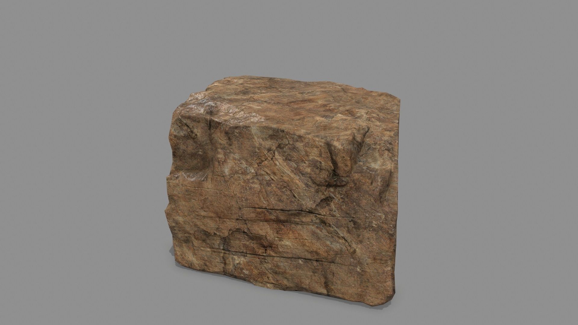 desert rock set 1 Low-poly 3D model_19