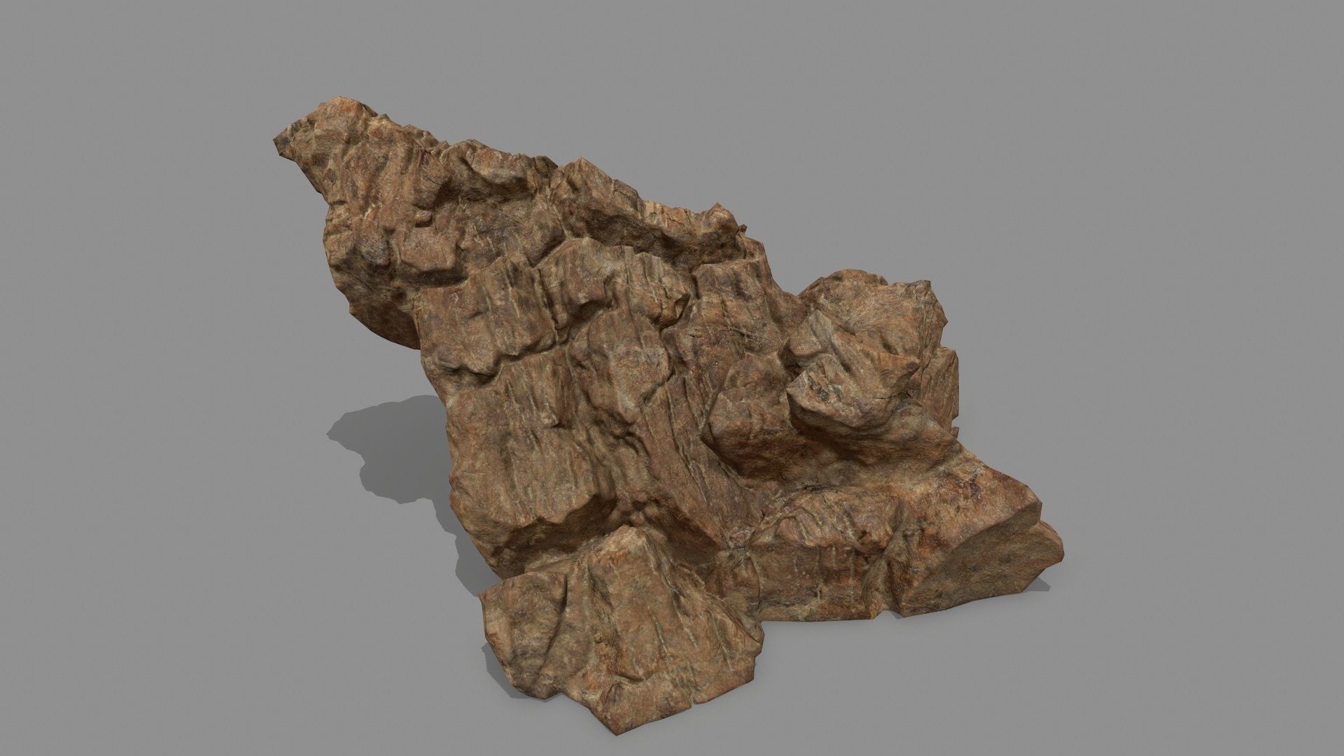 desert rock set 1 Low-poly 3D model_17