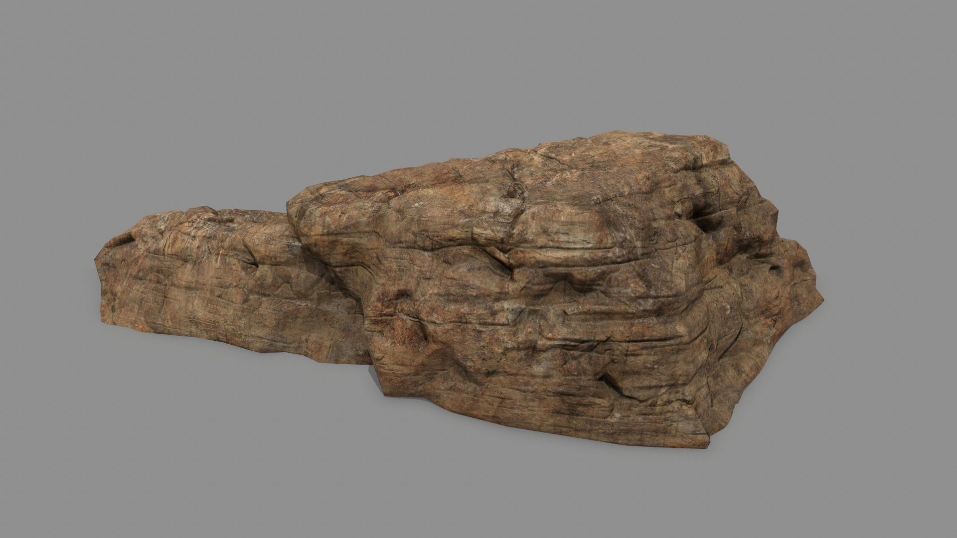 desert rock set 1 Low-poly 3D model_10