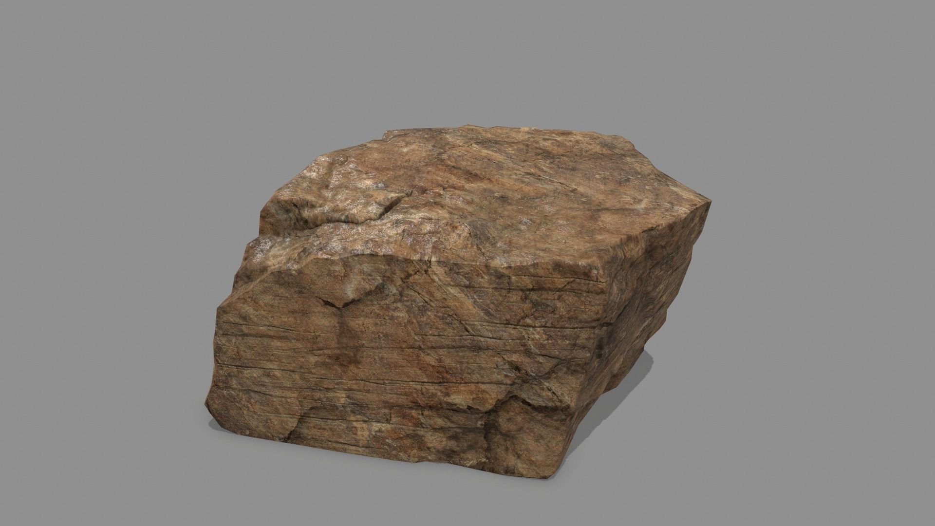 desert rock set 1 Low-poly 3D model_18