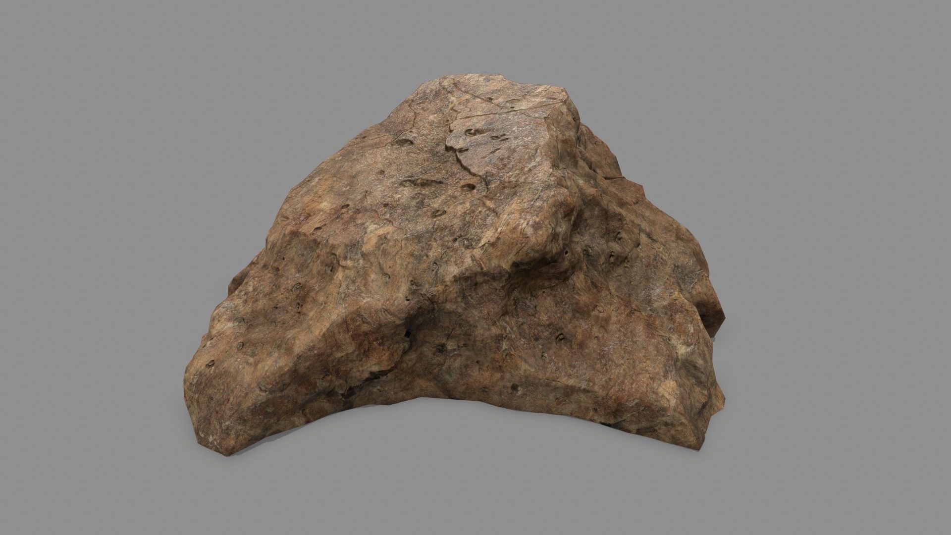 desert rock set 1 Low-poly 3D model_12