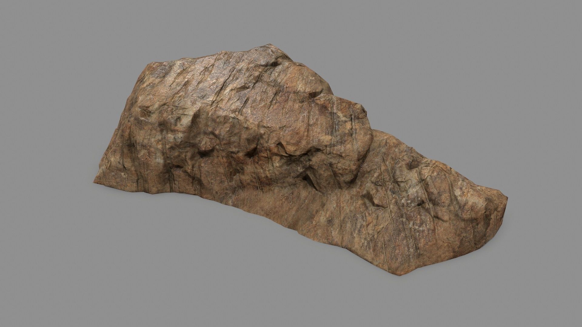 desert rock set 1 Low-poly 3D model_11