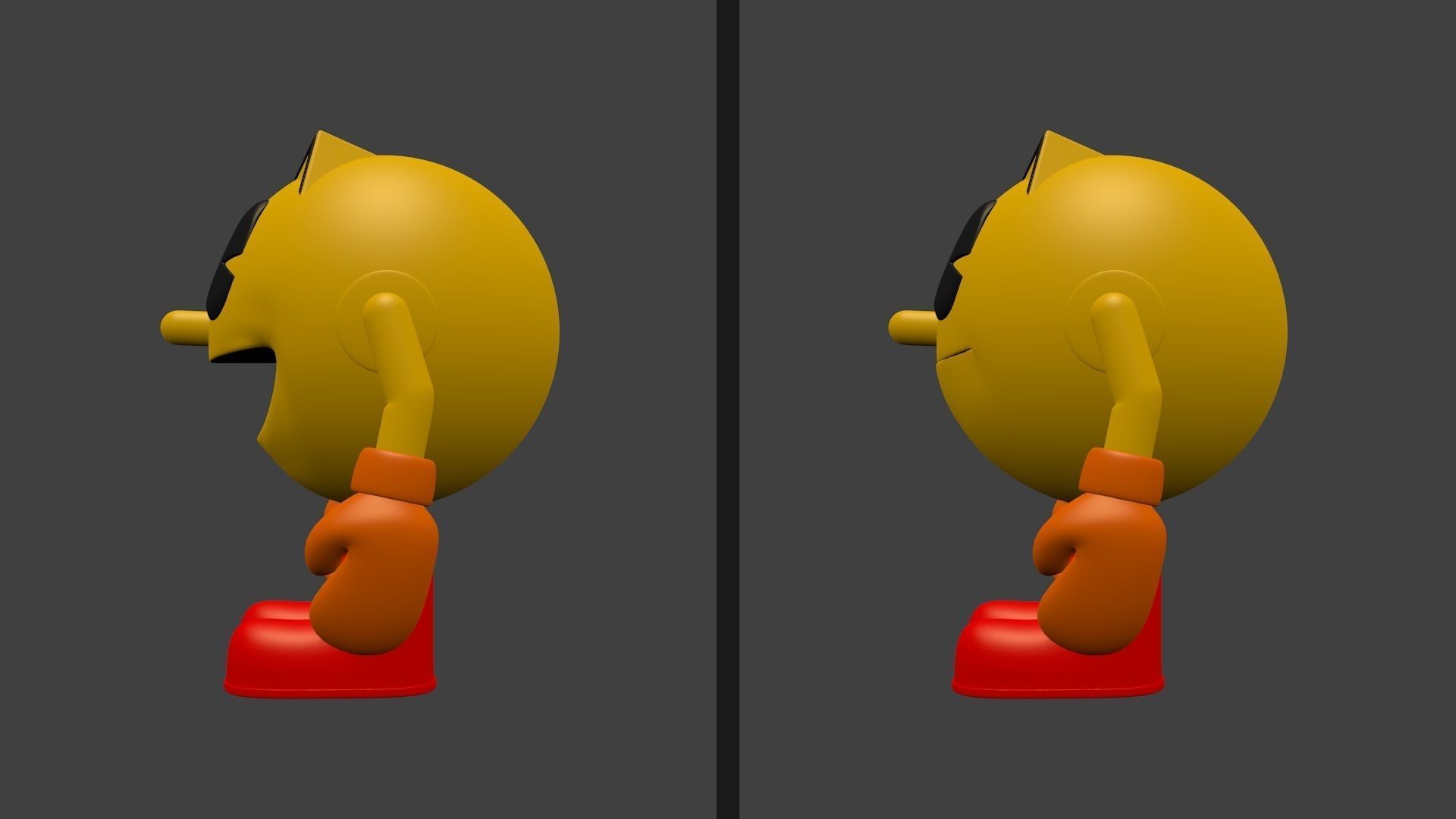 PAC-MAN WORLD Low-poly 3D model_2