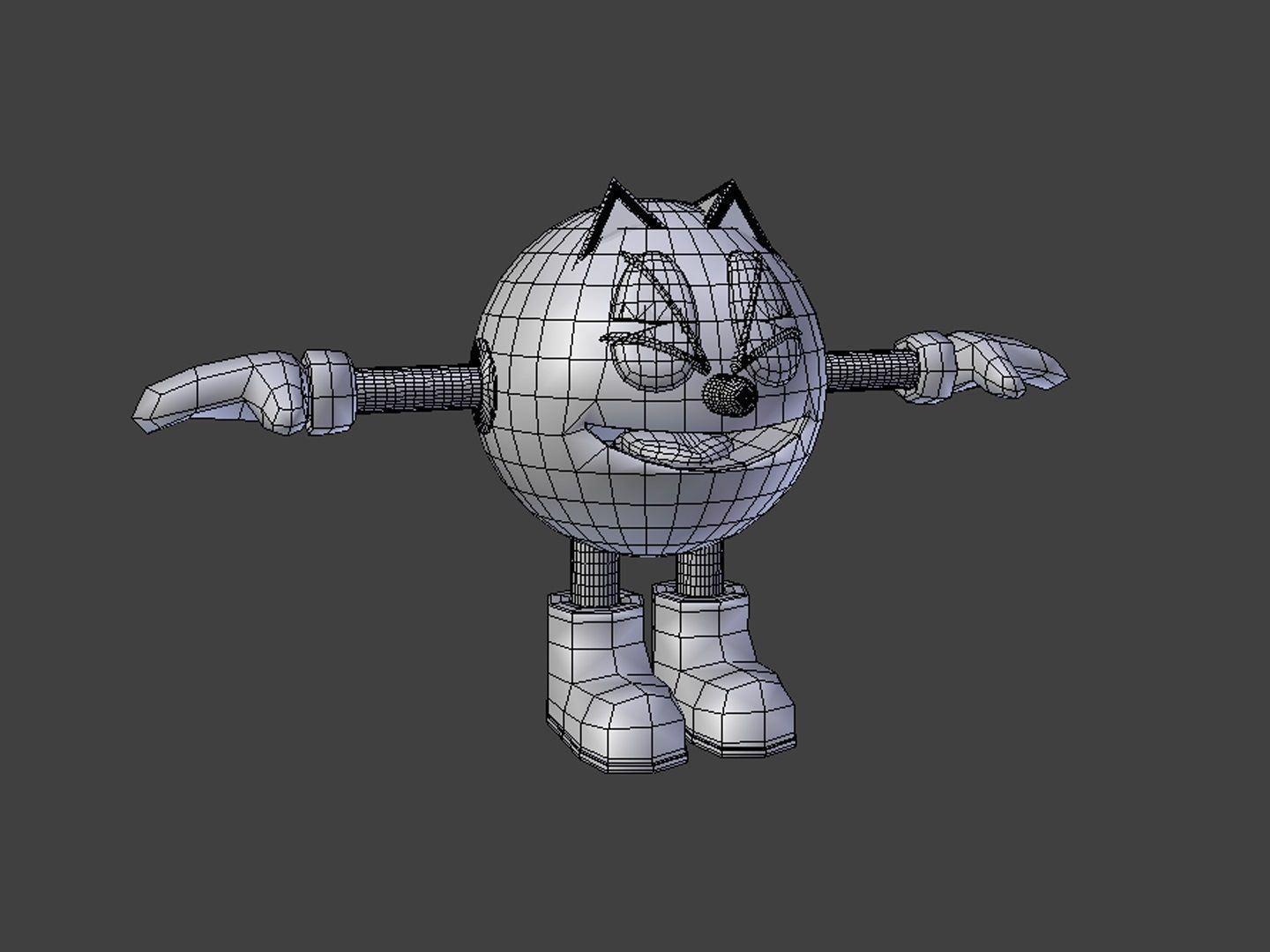 PAC-MAN WORLD Low-poly 3D model_10